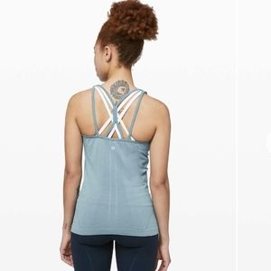 Lululemon Swiftly Tech Strappy Tank Aquatic Green / Aquatic Green *altered